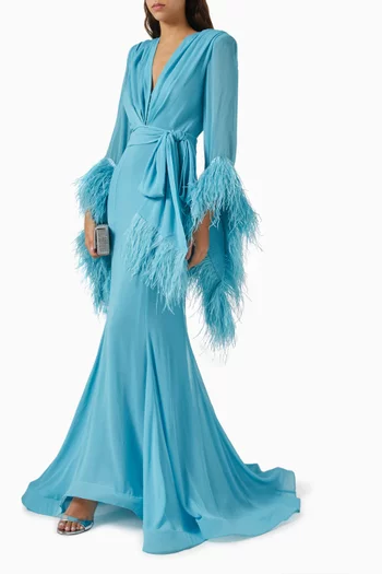 Geisha V-neck Gown