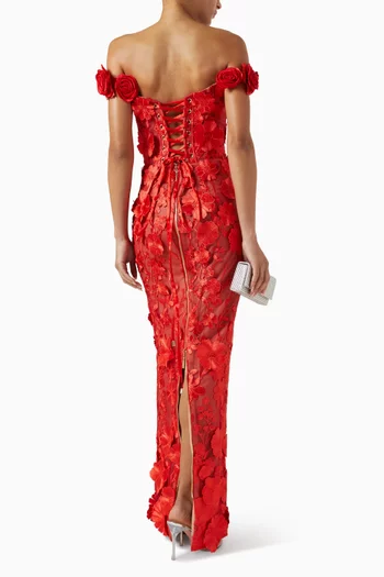 Jasmine Off-shoulder Gown