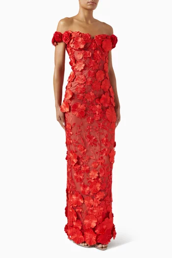 Jasmine Off-shoulder Gown