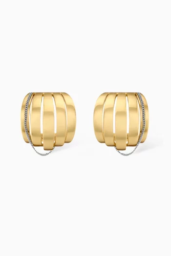 Allegra Earrings in 12kt Gold-plated Brass