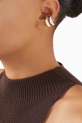 Odell Single Ear Cuff in 12kt Gold-plated Brass