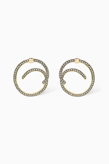 Maia Earrings in 12kt Gold-plated Brass