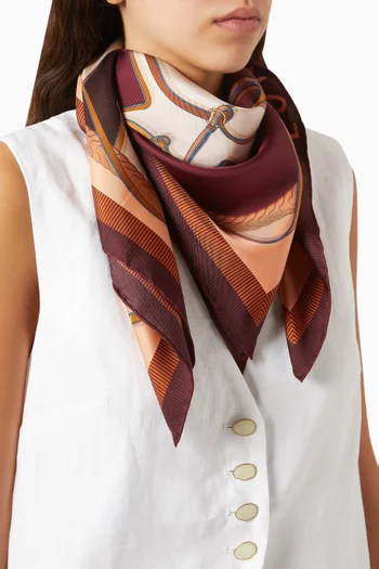 A toute Allure Scarf in Silk, 90x90cm