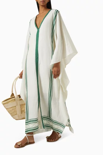 Poetica Natural Kaftan in Linen