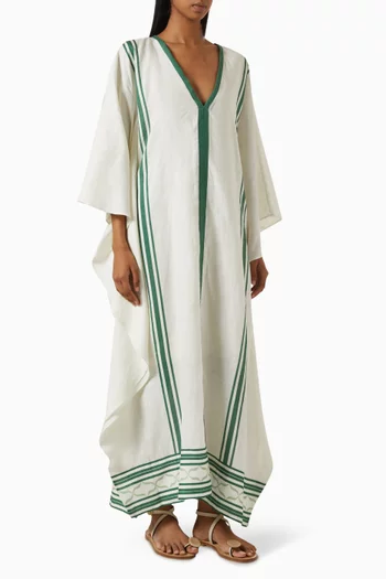 Poetica Natural Kaftan in Linen