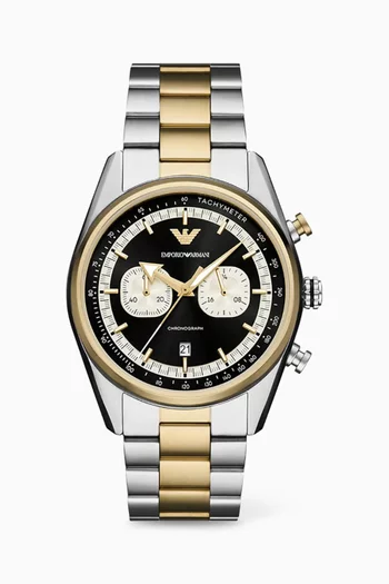 Racer Chronograph Stainless Steel Watch, 42mm