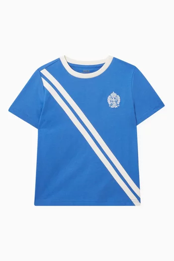 Stripe T-shirt in Cotton Jersey