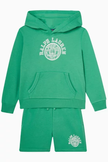 Logo Hoodie in Cotton