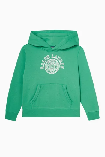Logo Hoodie in Cotton