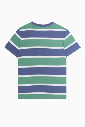 Polo Bear Striped T-shirt in Cotton