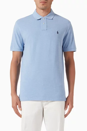 Logo Slim-fit Polo Shirt in Cotton