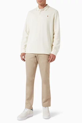 Straight-leg Pants in Cotton