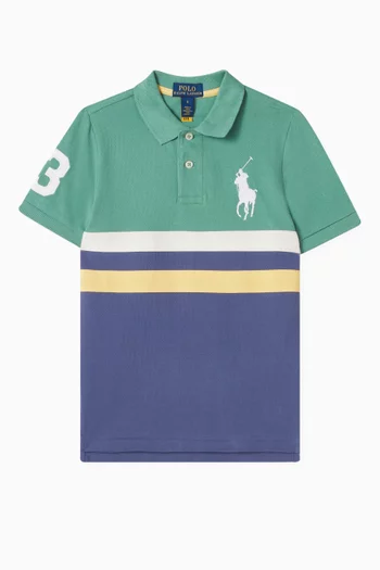 Logo Polo Shirt in Cotton
