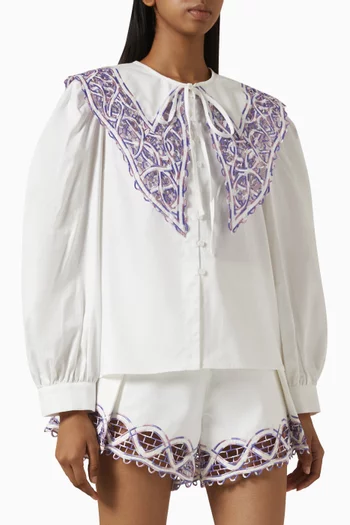 Begona Oversized Top in Cotton