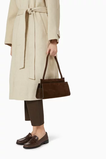 Long Papillon Bag in Suede