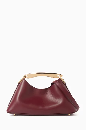 Mini Boomerang Bag in Leather