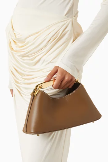 Mini Boomerang Bag in Leather