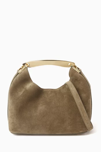 Small Boomerang Bag in Suede