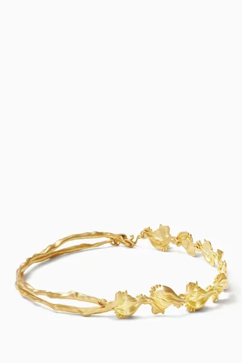 N-DOS-AMORES-GOLD NECKLACES BRASS DIPPED IN 21K GOLD WITH A MATTE FINISH  FASHION JEWELRY:Gold    :One Size|218566327