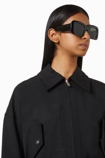 Emmy Butterfly Sunglasses in Acetate