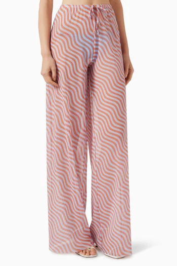 Riley Sheer Pants in Mesh