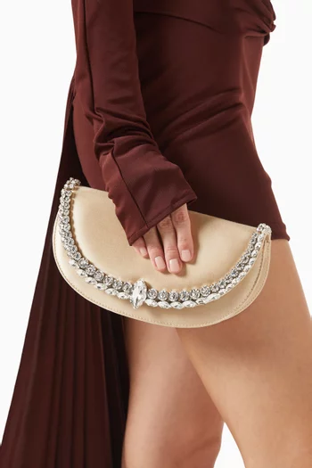 Riviera Clutch in Satin
