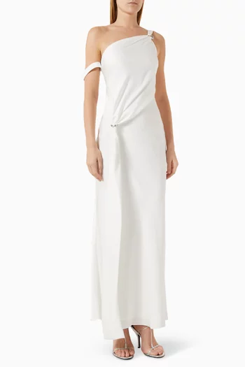 The Horizon Maxi Dress in Satin