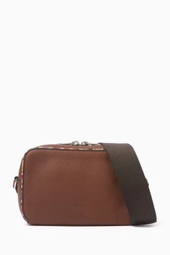 Signature Stripe Piping Flight Bag