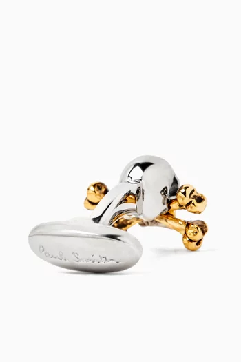 Skull & Crossbones Cufflinks in Metal