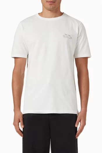 Signature Logo T-shirt in Cotton