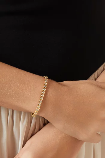 Eternal Bracelet in 18kt Gold-plated Brass