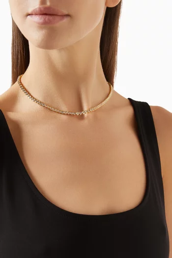 Eternal Necklace in 18kt Gold-plated Brass