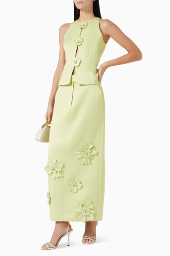 Olivia Petal Maxi Skirt