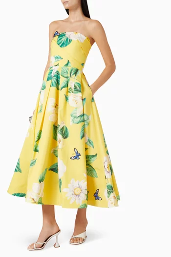 Lynn Bustier Midi Dress