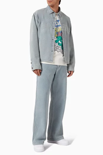 Wide-leg Jeans in Denim