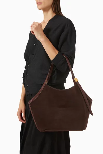Deco Deco Tulip Tote Bag in Suede