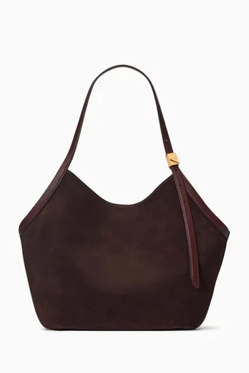 Deco Deco Tulip Tote Bag in Suede