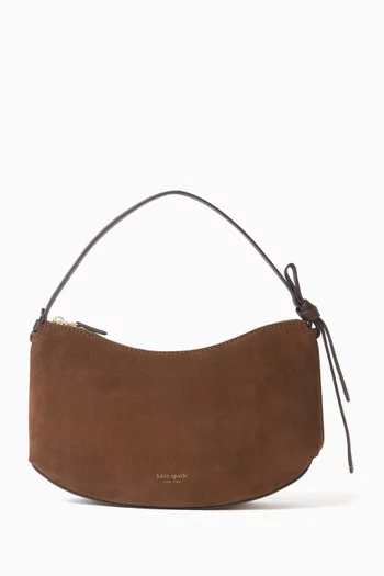 Loop Shoulder Bag in Suede