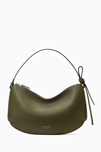 Loop Shoulder Bag in Pebbled Leather