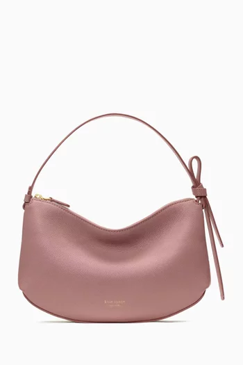 Loop Shoulder Bag in Pebbled Leather
