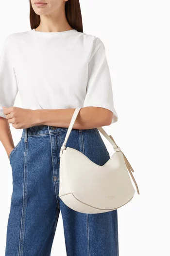 Loop Shoulder Bag in Pebbled Leather