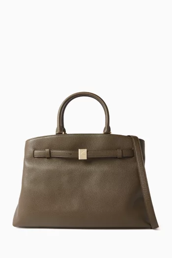 Deco Work Tote Bag in Leather
