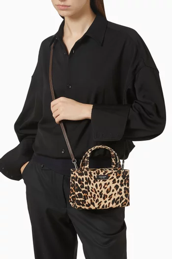 The Original Leopard-print Icon Bag in Canvas