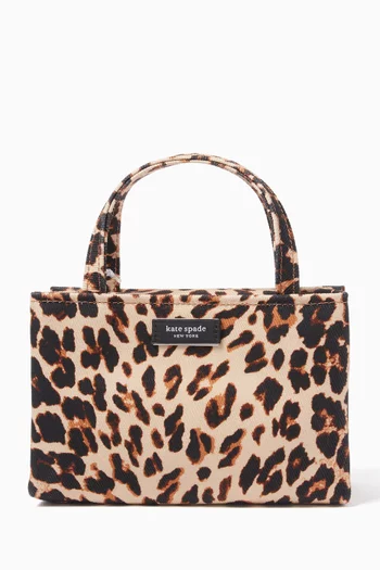 The Original Leopard-print Icon Bag in Canvas