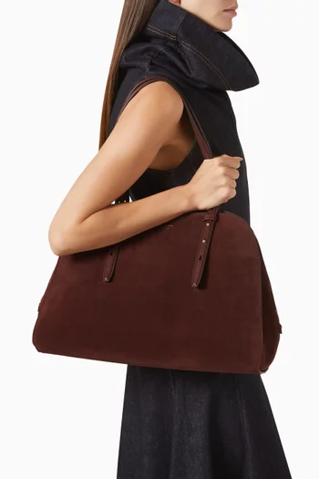 Maise Carryall Bag in Suede