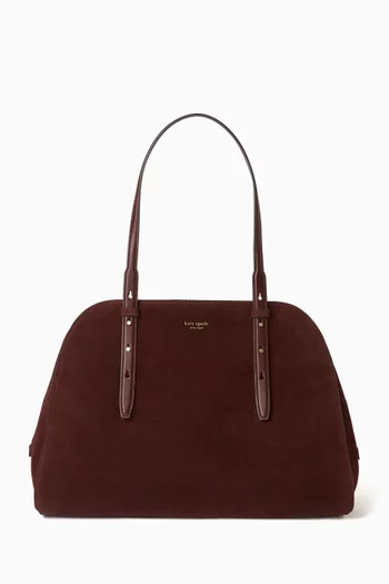Maise Carryall Bag in Suede