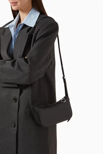 Curve Shoulder Bag in Leather