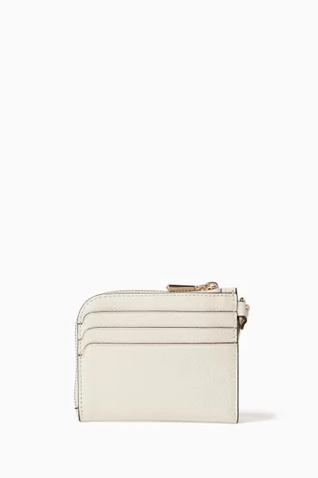 Devin Coin Card Case in Leather