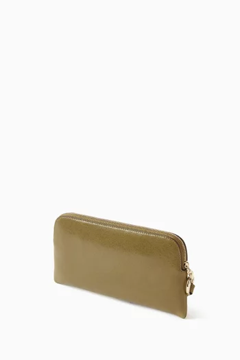 Halo Wristlet in Glazed Leather