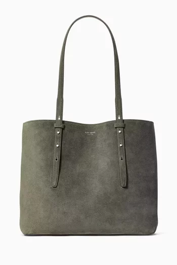 Do It All Large Tote in Suede